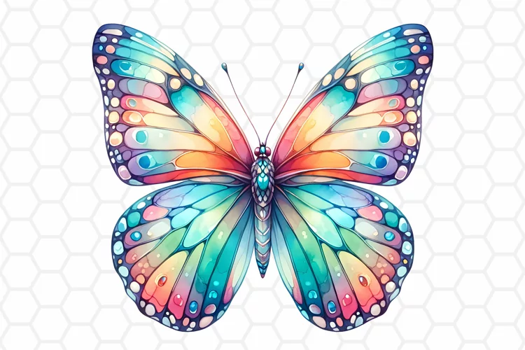 Watercolor Butterfly Clipart | Butterfly PNG Design