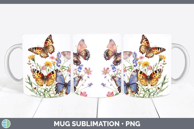 Watercolor Butterfly Clipart Image 4