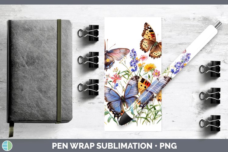 Watercolor Butterfly Clipart Image 2