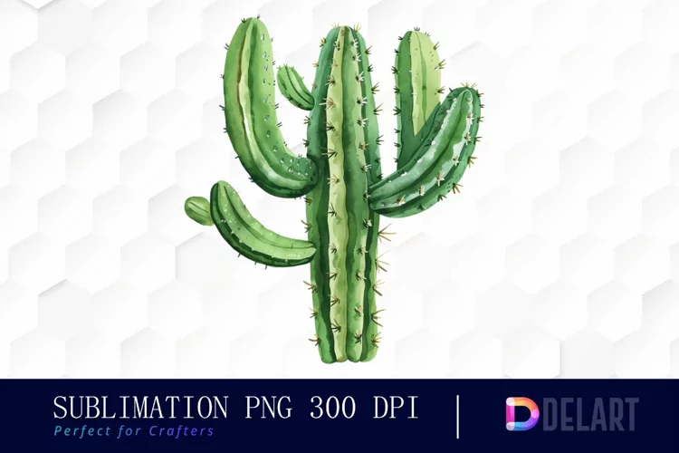 Cactus Watercolor Clipart