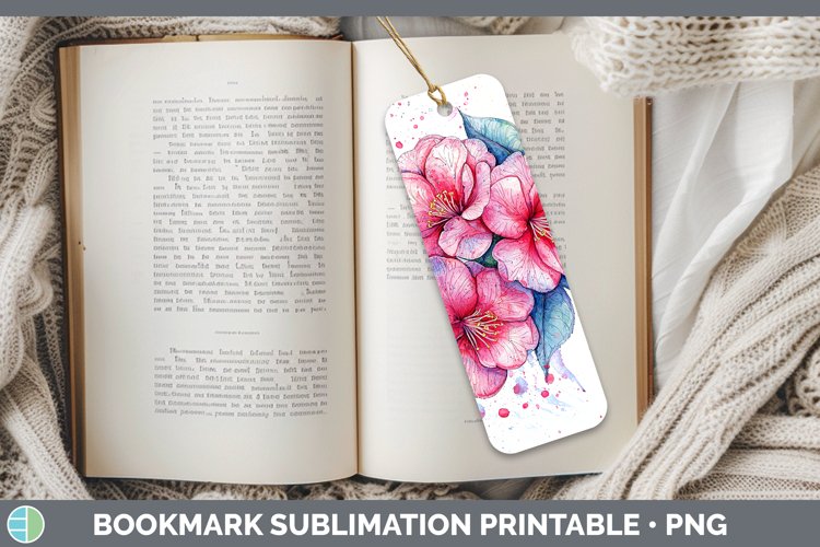 GorgeousWatercolor Bookmark design.