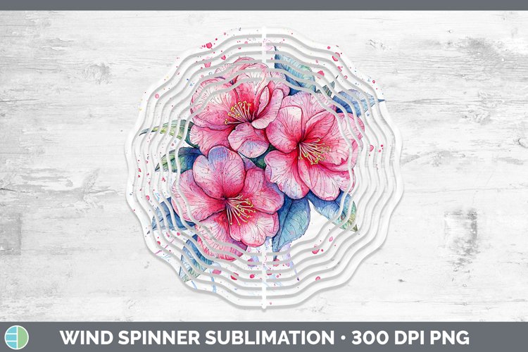 GorgeousWatercolor Wind Spinner design.