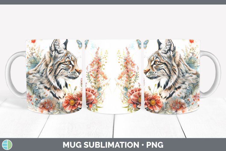 GorgeousWatercolor Mug Wrap design.