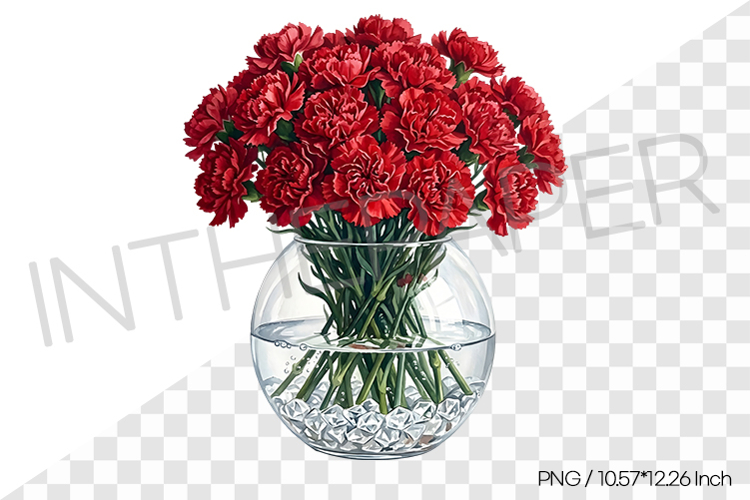 Red Flower Png Image 22