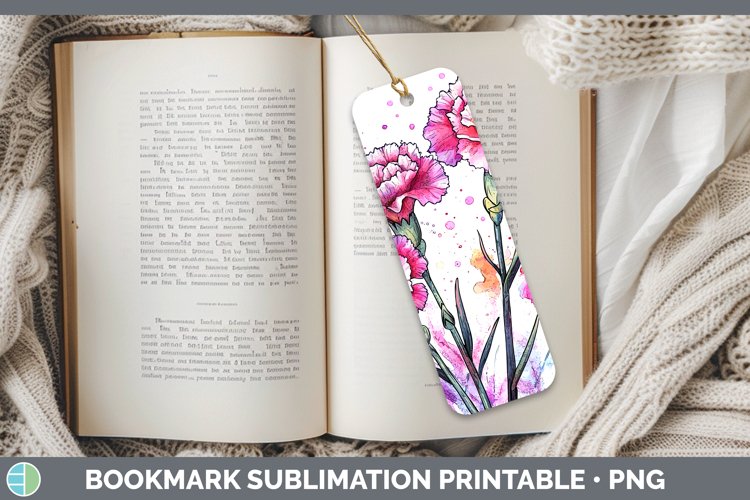 GorgeousWatercolor Bookmark design.