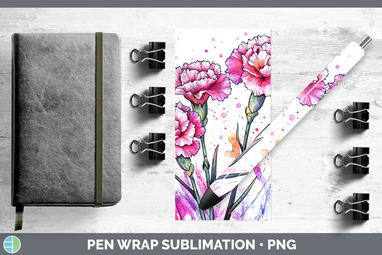 GorgeousWatercolor Pen Wrap design.