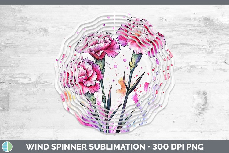 GorgeousWatercolor Wind Spinner design.