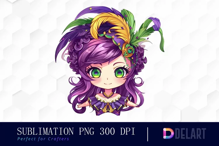 Carnival Chibi Design Clipart
