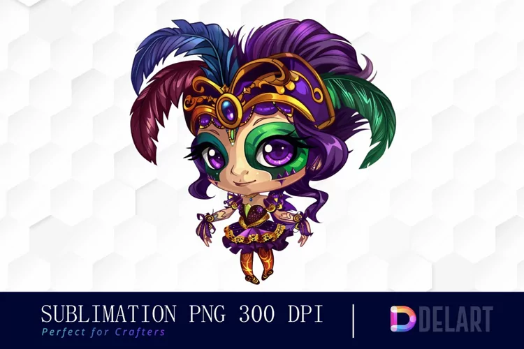 Carnival Chibi Illustration Clipart