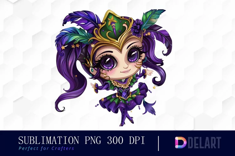 Carnival Chibi Design Clipart