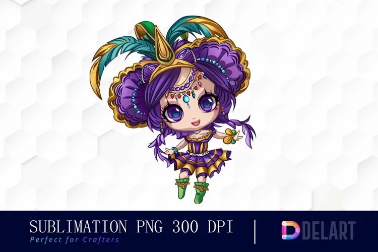 Carnival Chibi Illustration Clipart