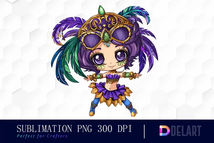Carnival Chibi Illustration Clipart