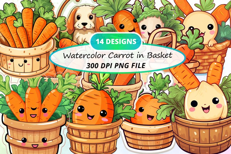 Easter Basket Clipart Image 8