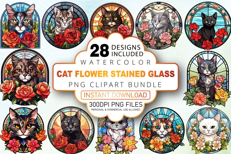 Cute Cat Clipart Image 13