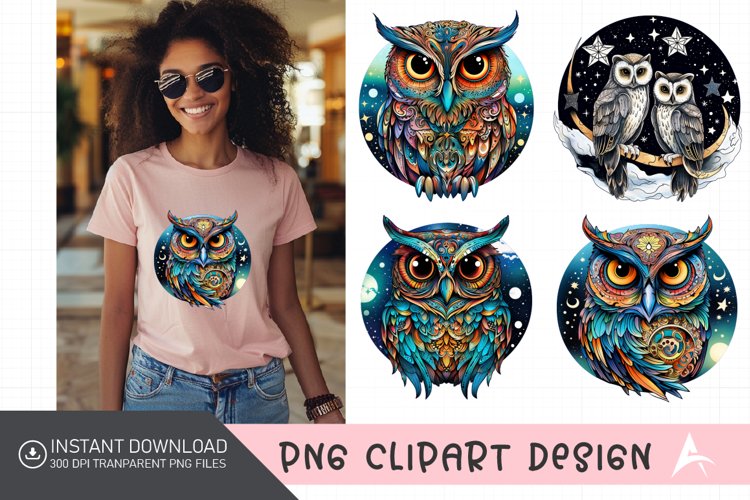Owl Graphic Image 3