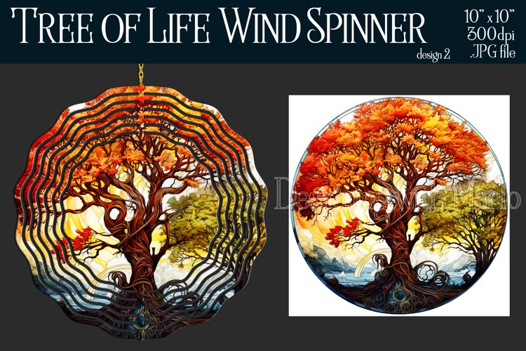 Tree of Life Wind Spinner, Christian Wind Spinner, Nature