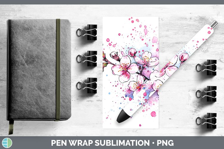 GorgeousWatercolor Pen Wrap design.