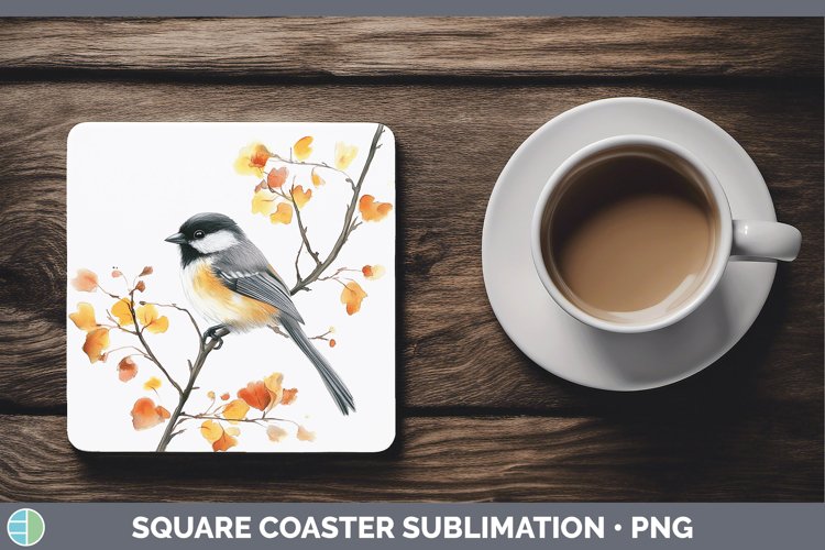 GorgeousWatercolor Square Coaster design.