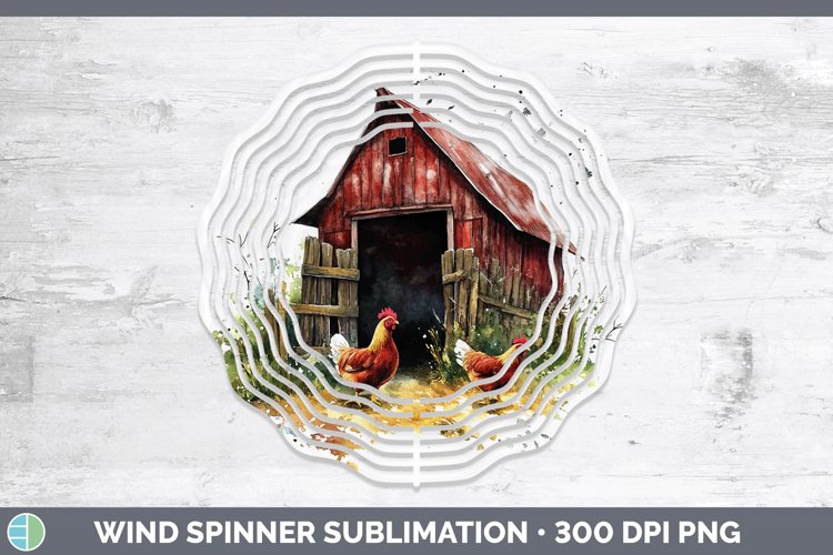 GorgeousWatercolor Wind Spinner design.
