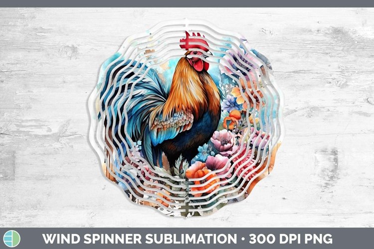 GorgeousWatercolor Wind Spinner design.