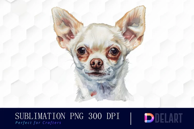 Chihuahua Sublimation PNG Clipart