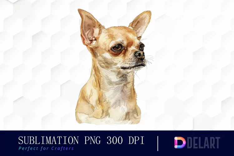 Chihuahua Sublimation PNG Clipart