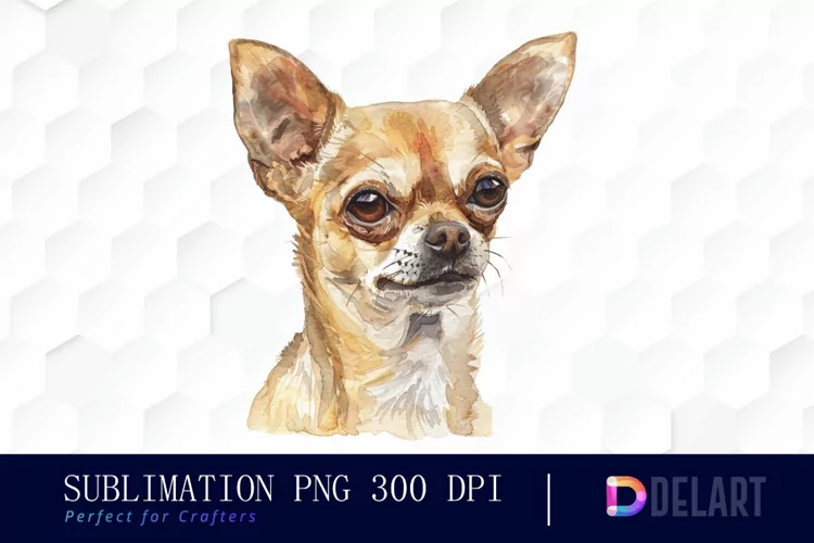 Chihuahua Sublimation PNG Clipart