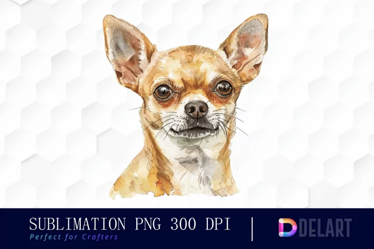 Chihuahua Sublimation PNG Clipart
