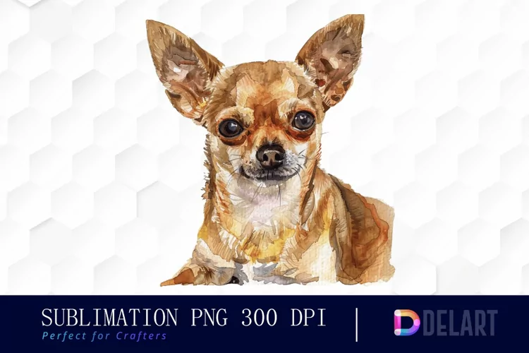 Chihuahua Sublimation PNG Clipart