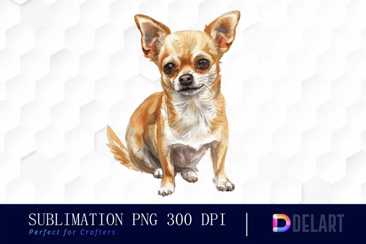 Chihuahua Sublimation PNG Clipart