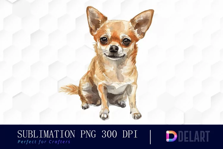Chihuahua Sublimation PNG Clipart