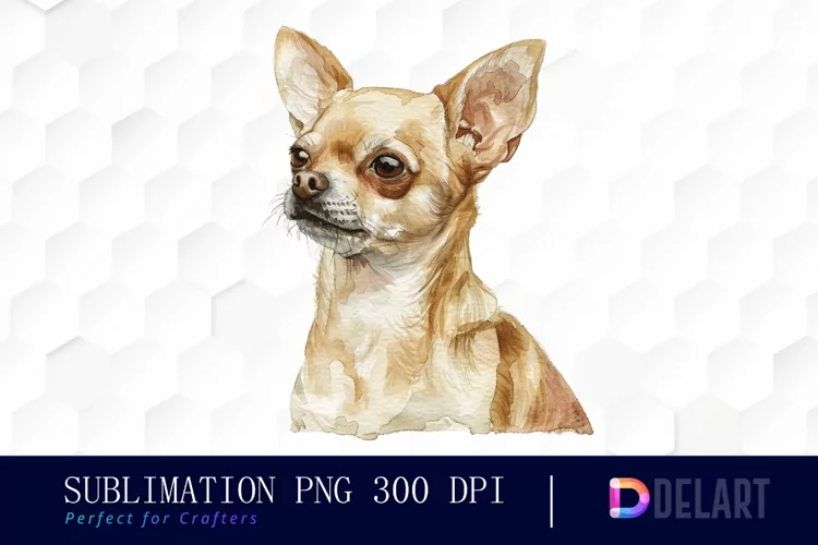Chihuahua Sublimation PNG Clipart