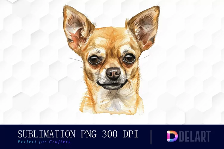 Chihuahua Sublimation PNG Clipart