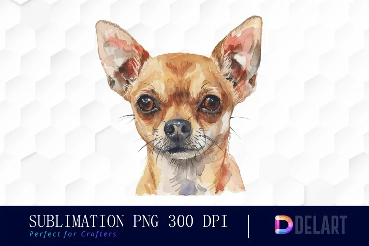 Chihuahua Sublimation PNG Clipart