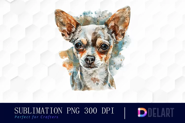 Chihuahua Sublimation PNG Clipart