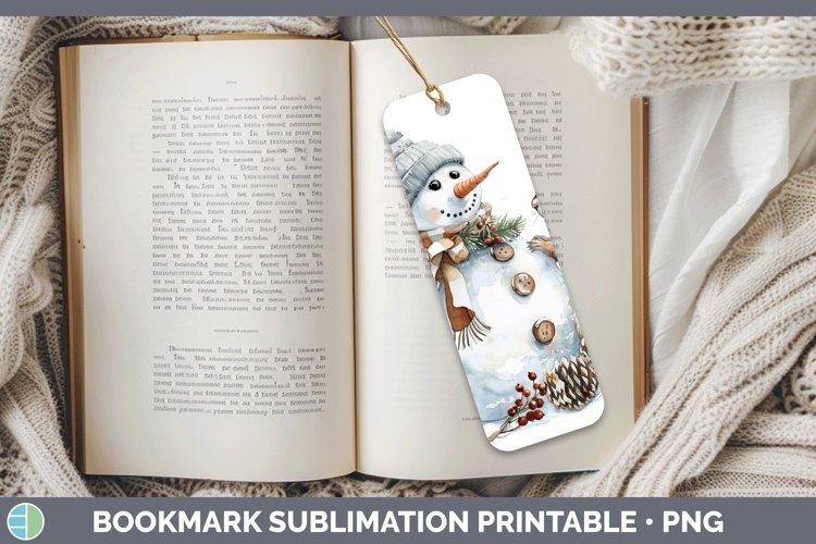 Watercolor Chipmunk Bookmark Sublimation Printable Designs