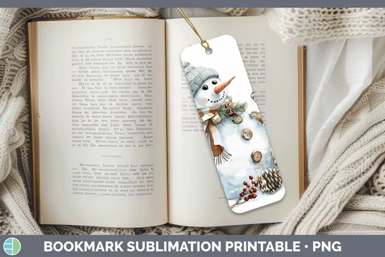 Watercolor Chipmunk Bookmark Sublimation Printable Designs