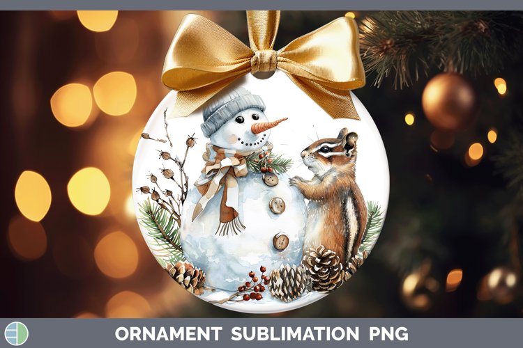 GorgeousWatercolor Ornament design.