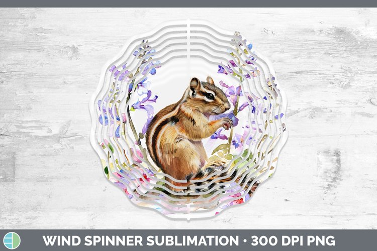 GorgeousWatercolor Wind Spinner design.
