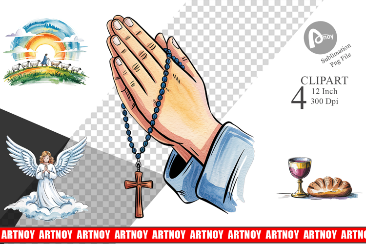 Watercolor Christian Clipart