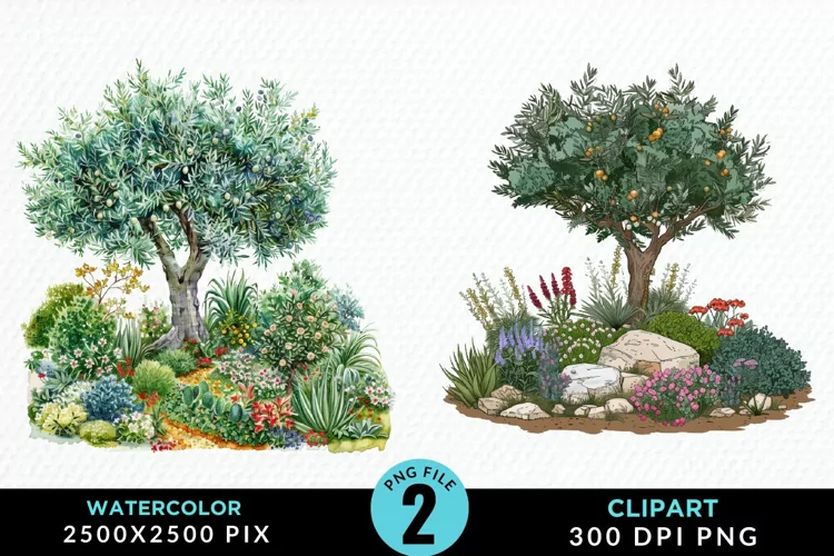 Watercolor Christian Easter Clipart