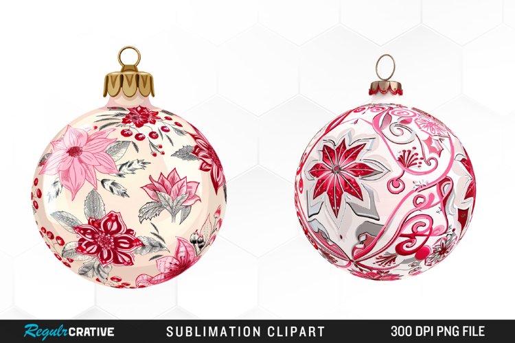 Christmas Bauble Artwork Clipart example image 1