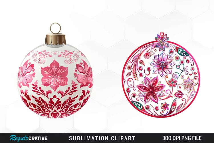 Christmas Bauble Design Clipart