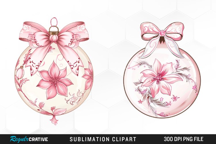 Christmas Bauble Artwork Clipart example image 1