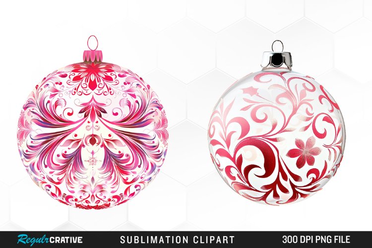 Christmas Bauble Design Clipart example image 1