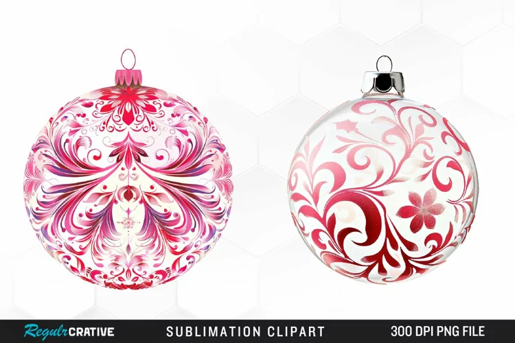 Christmas Bauble Design Clipart