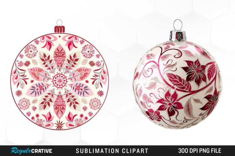 Christmas Bauble Artwork Clipart example image 1