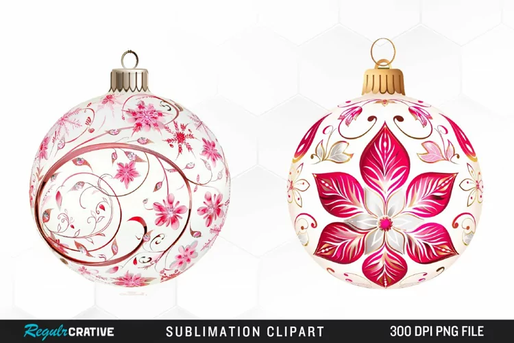 Christmas Bauble Design Clipart