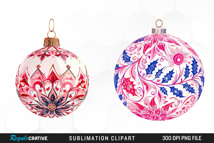 Christmas Bauble Design Clipart example image 1