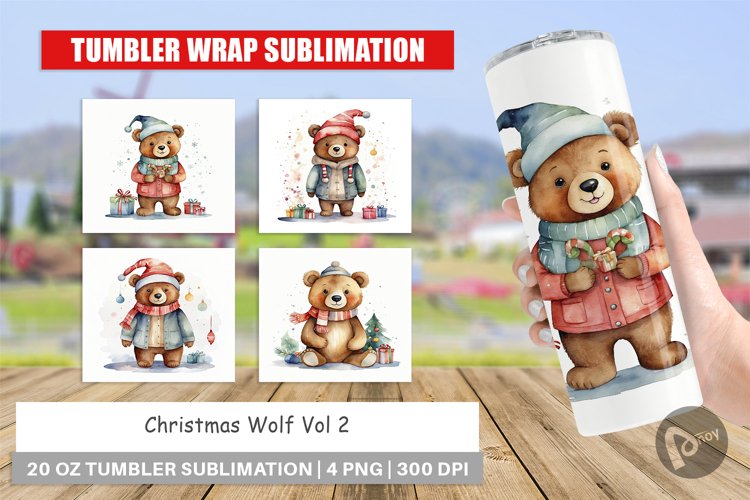 Christmas Tumbler Wrap Image 7